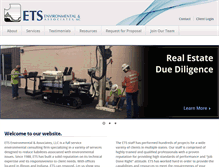 Tablet Screenshot of ets-environmental.com